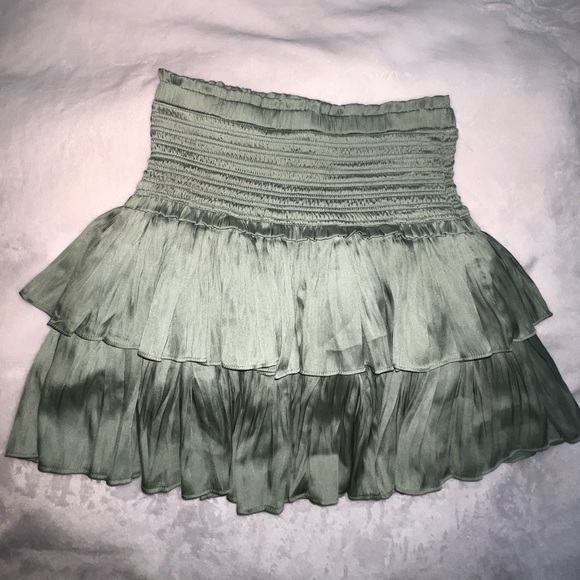 SILKY LAYERED MINI SKIRT Small-Medium BRAND POOKIE AND SEBASTIAN - Picture 5 of 8